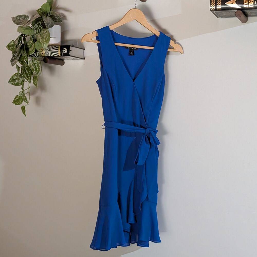BCX | Ruffle Hem Sleeveless Dress With Belt | Women's Size XS